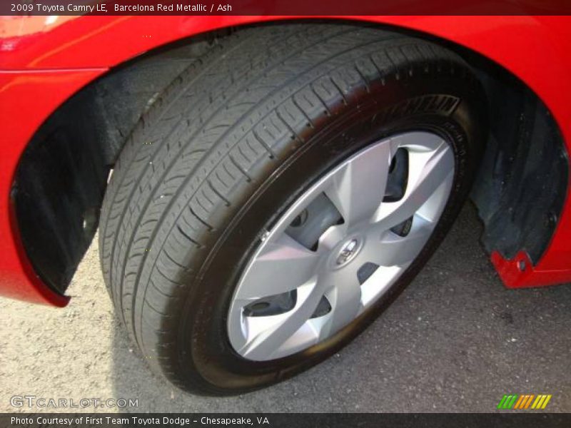 Barcelona Red Metallic / Ash 2009 Toyota Camry LE