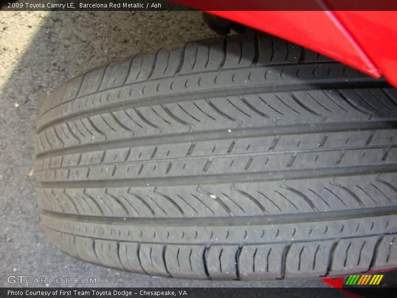 Barcelona Red Metallic / Ash 2009 Toyota Camry LE
