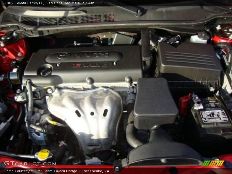 Barcelona Red Metallic / Ash 2009 Toyota Camry LE