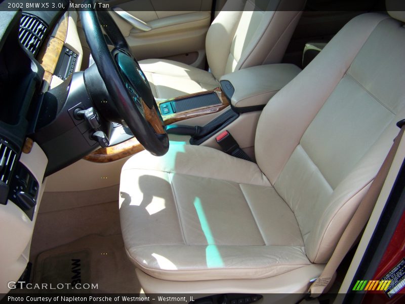 Maroon / Tan 2002 BMW X5 3.0i