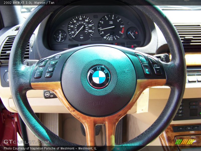 Maroon / Tan 2002 BMW X5 3.0i