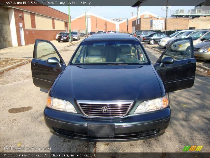 Dark Eucalyptus Pearl / Ivory 1997 Acura RL 3.5 Sedan