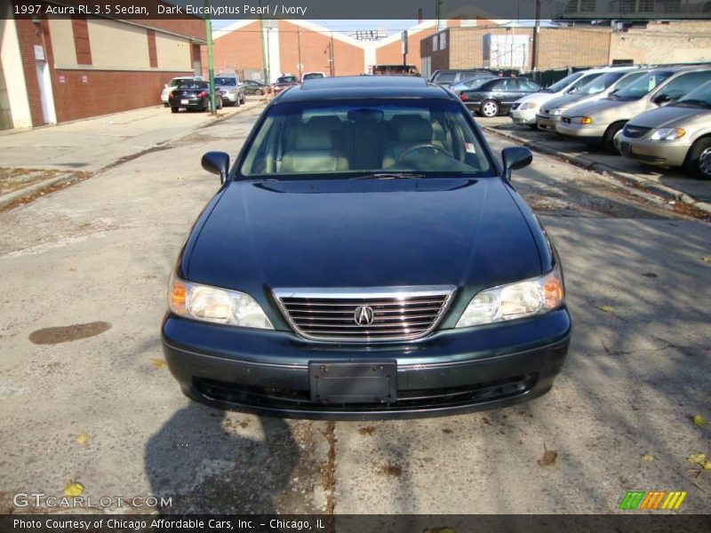 Dark Eucalyptus Pearl / Ivory 1997 Acura RL 3.5 Sedan