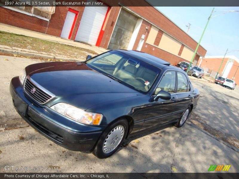 Dark Eucalyptus Pearl / Ivory 1997 Acura RL 3.5 Sedan