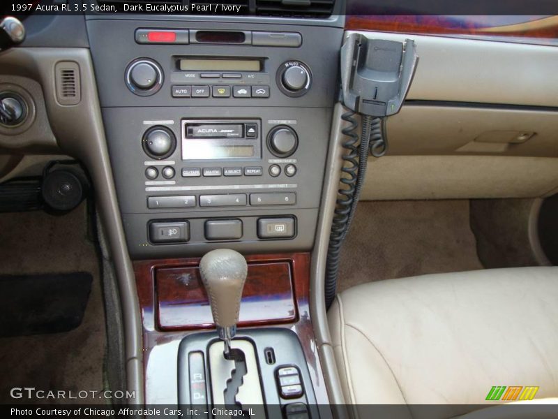 Dark Eucalyptus Pearl / Ivory 1997 Acura RL 3.5 Sedan