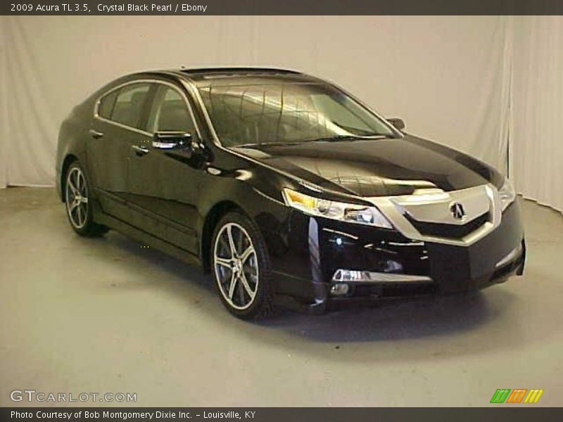 Crystal Black Pearl / Ebony 2009 Acura TL 3.5