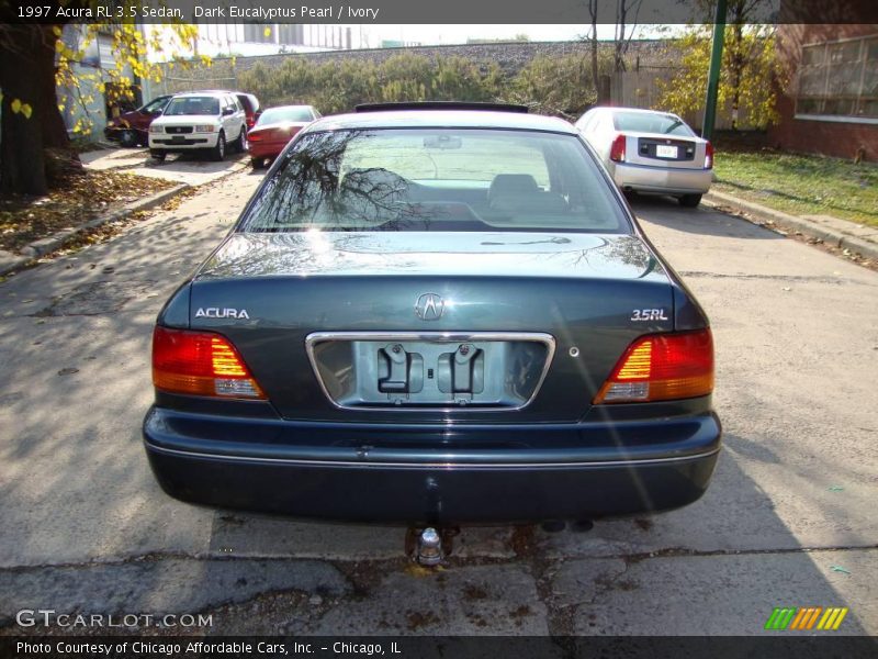 Dark Eucalyptus Pearl / Ivory 1997 Acura RL 3.5 Sedan