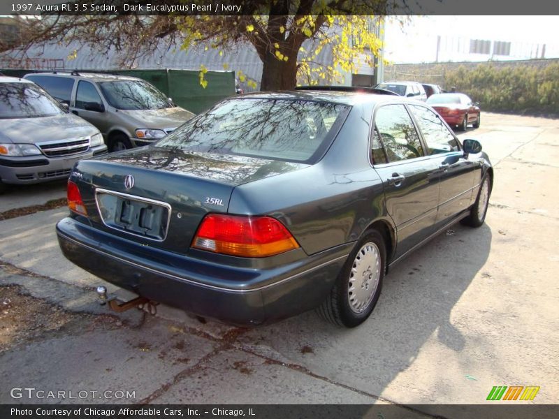 Dark Eucalyptus Pearl / Ivory 1997 Acura RL 3.5 Sedan