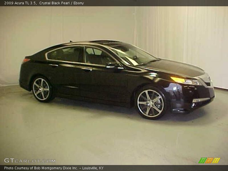 Crystal Black Pearl / Ebony 2009 Acura TL 3.5