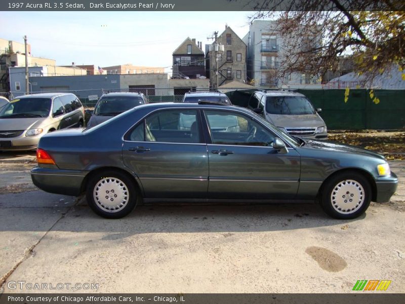 Dark Eucalyptus Pearl / Ivory 1997 Acura RL 3.5 Sedan