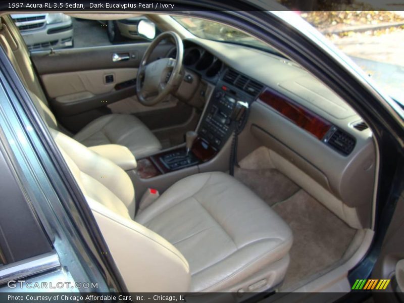 Dark Eucalyptus Pearl / Ivory 1997 Acura RL 3.5 Sedan