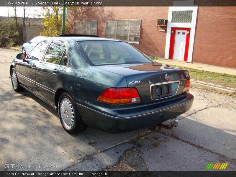 Dark Eucalyptus Pearl / Ivory 1997 Acura RL 3.5 Sedan