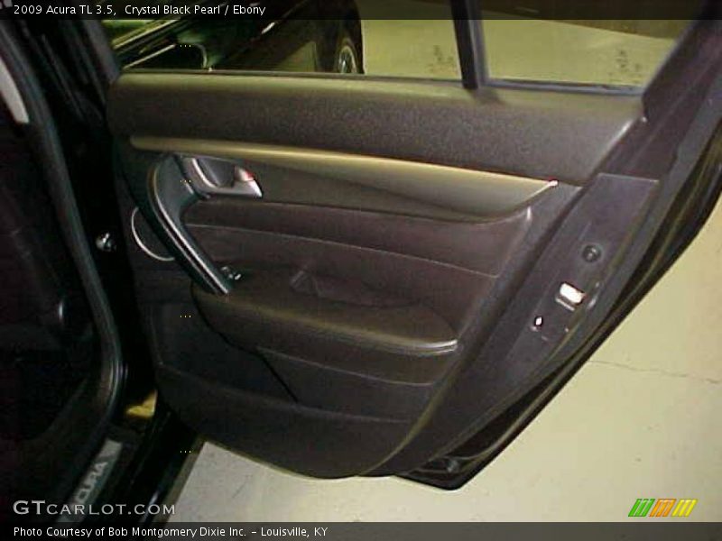 Crystal Black Pearl / Ebony 2009 Acura TL 3.5