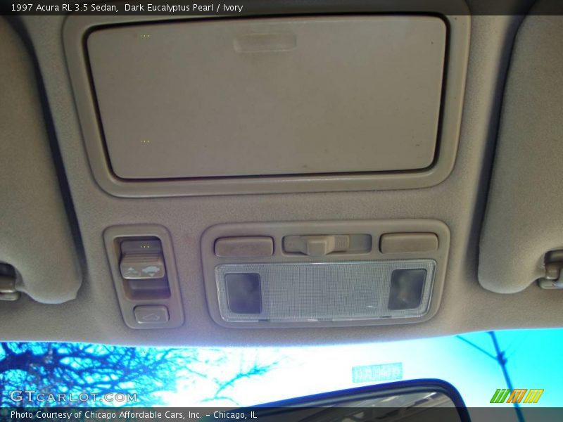 Dark Eucalyptus Pearl / Ivory 1997 Acura RL 3.5 Sedan