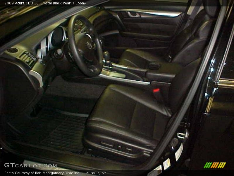 Crystal Black Pearl / Ebony 2009 Acura TL 3.5