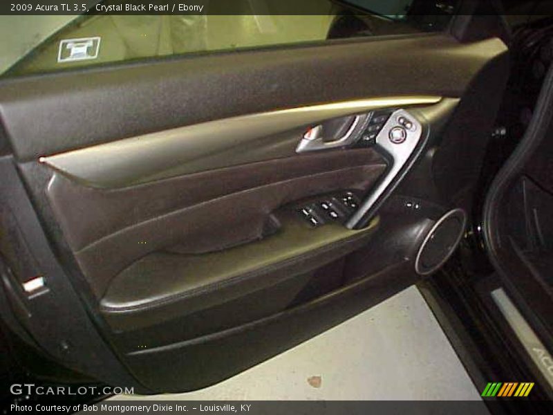 Crystal Black Pearl / Ebony 2009 Acura TL 3.5