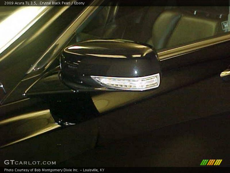 Crystal Black Pearl / Ebony 2009 Acura TL 3.5