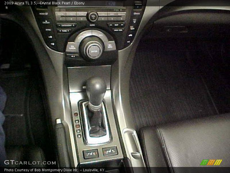 Crystal Black Pearl / Ebony 2009 Acura TL 3.5