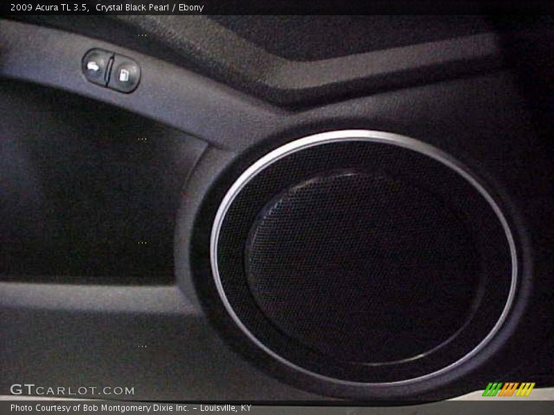 Crystal Black Pearl / Ebony 2009 Acura TL 3.5
