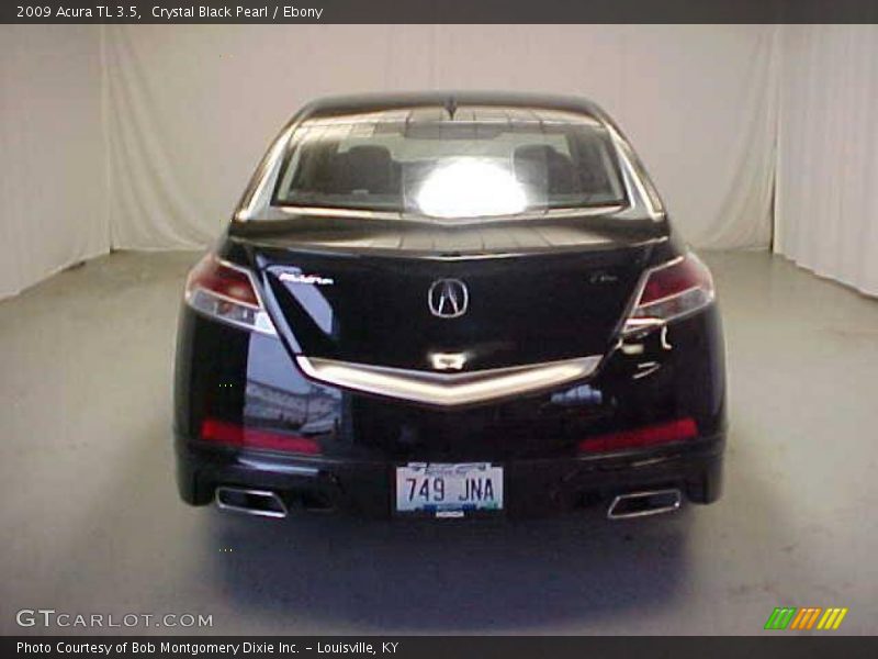 Crystal Black Pearl / Ebony 2009 Acura TL 3.5