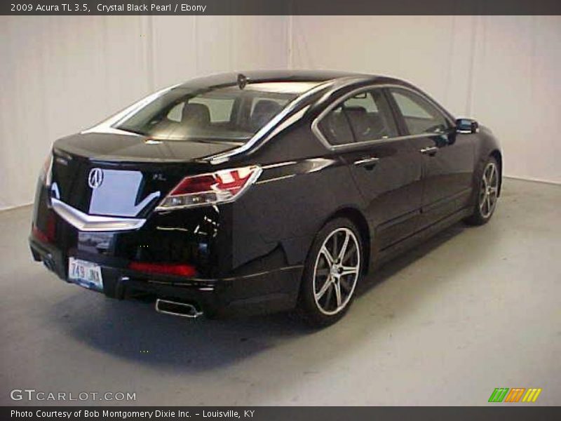 Crystal Black Pearl / Ebony 2009 Acura TL 3.5