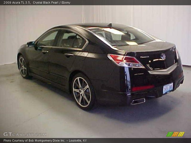 Crystal Black Pearl / Ebony 2009 Acura TL 3.5