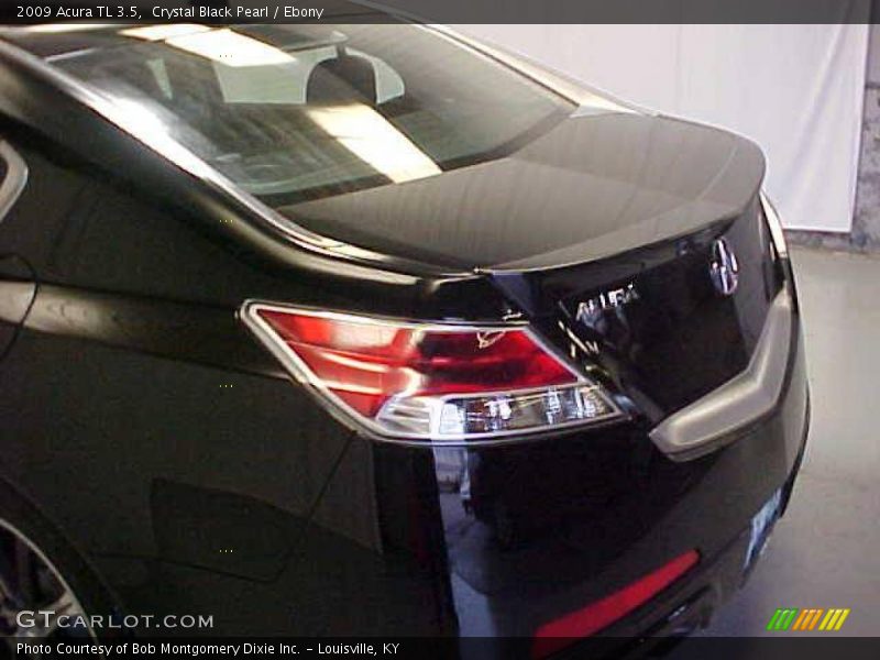 Crystal Black Pearl / Ebony 2009 Acura TL 3.5