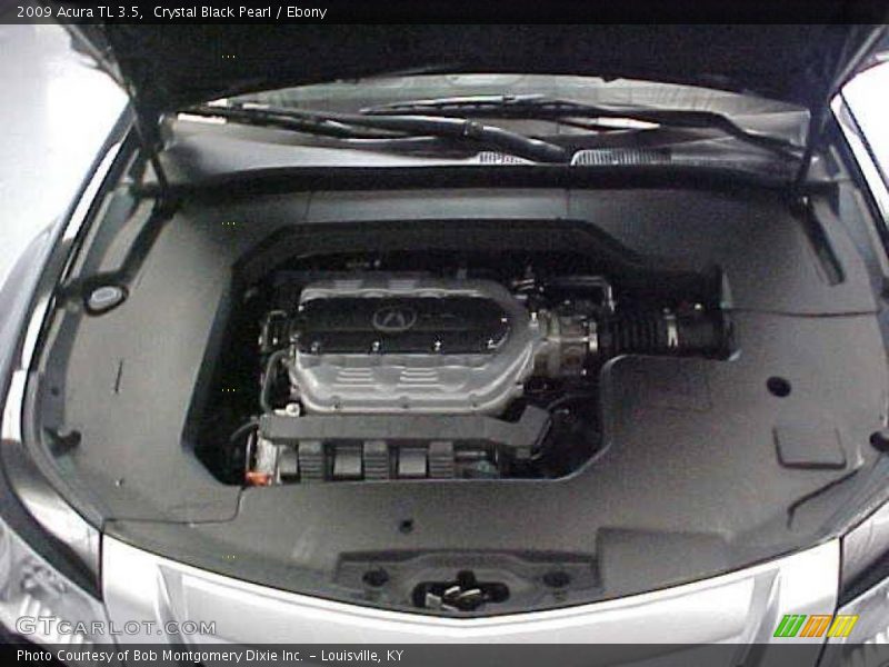 Crystal Black Pearl / Ebony 2009 Acura TL 3.5