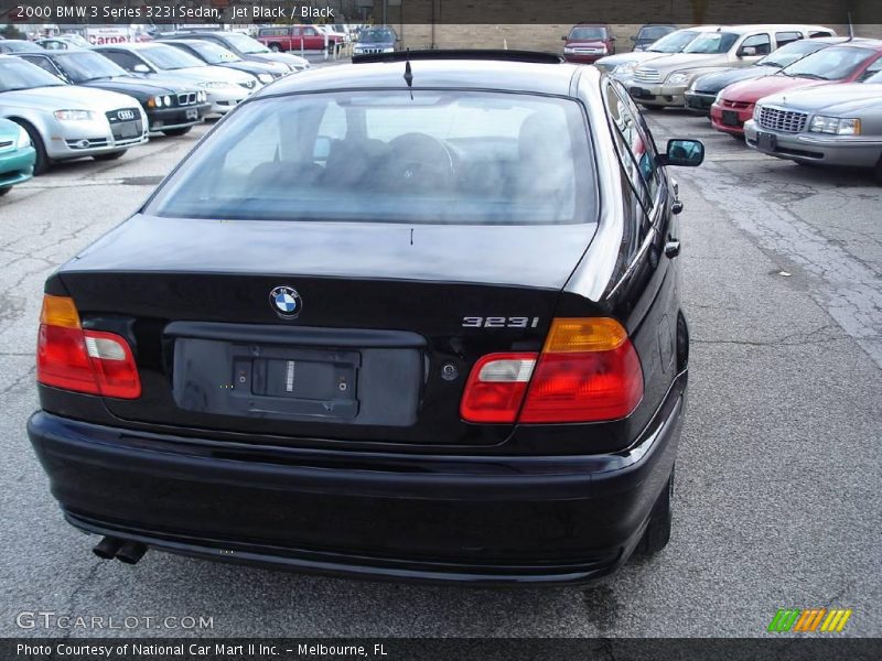 Jet Black / Black 2000 BMW 3 Series 323i Sedan
