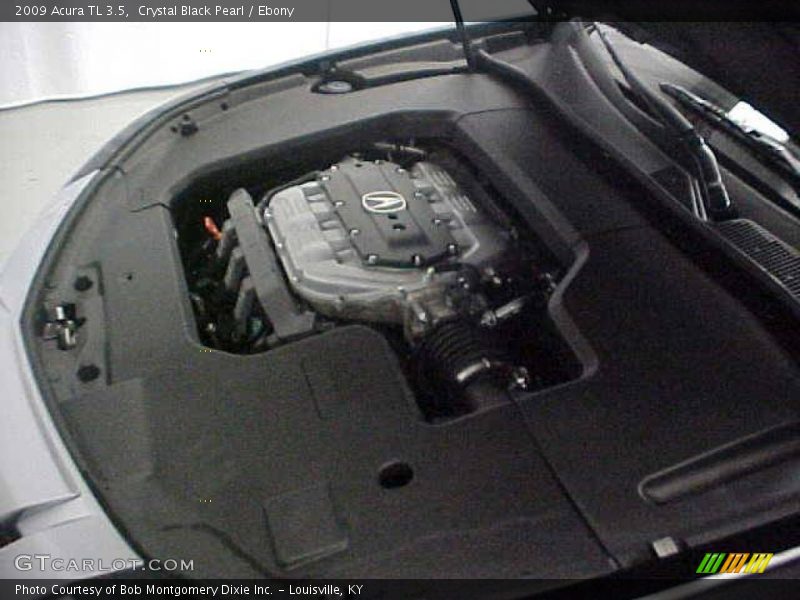 Crystal Black Pearl / Ebony 2009 Acura TL 3.5