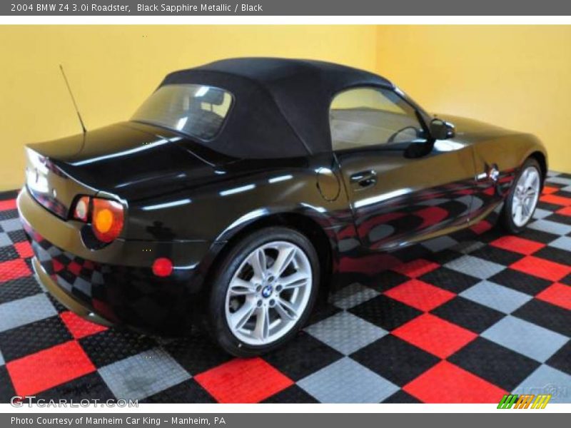 Black Sapphire Metallic / Black 2004 BMW Z4 3.0i Roadster