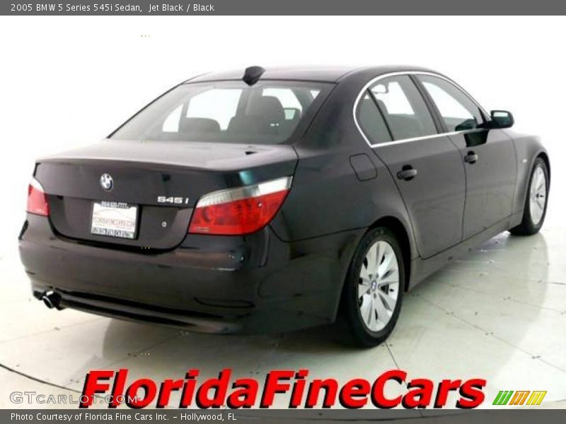 Jet Black / Black 2005 BMW 5 Series 545i Sedan