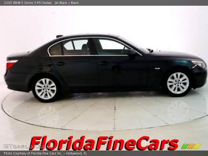 Jet Black / Black 2005 BMW 5 Series 545i Sedan