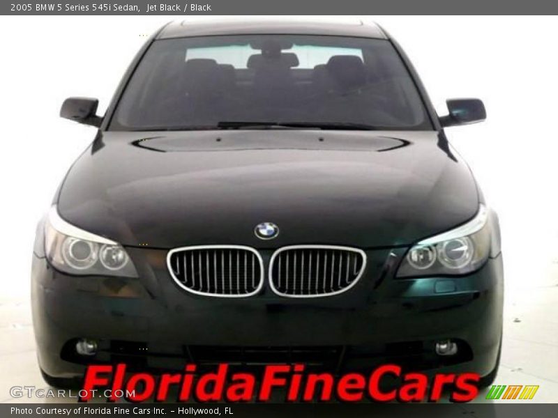 Jet Black / Black 2005 BMW 5 Series 545i Sedan