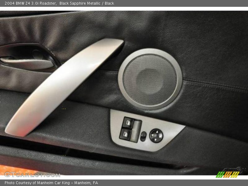Black Sapphire Metallic / Black 2004 BMW Z4 3.0i Roadster