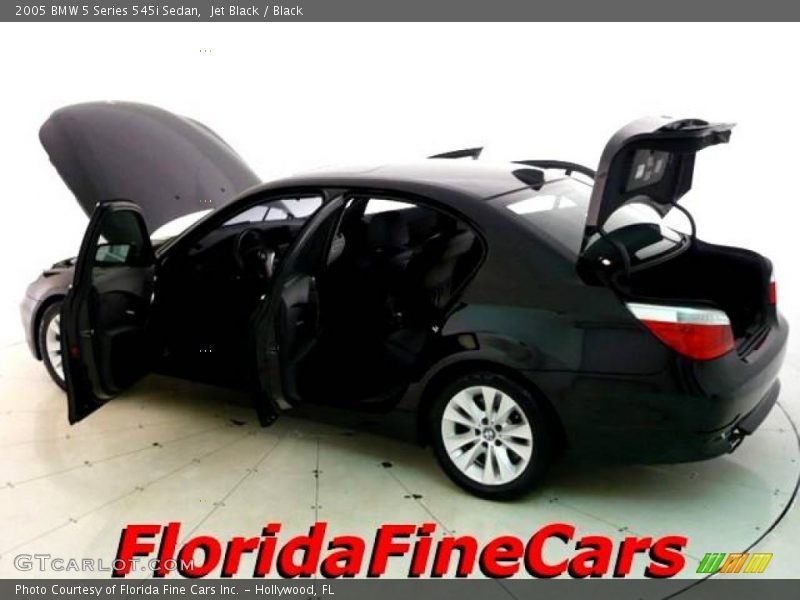 Jet Black / Black 2005 BMW 5 Series 545i Sedan