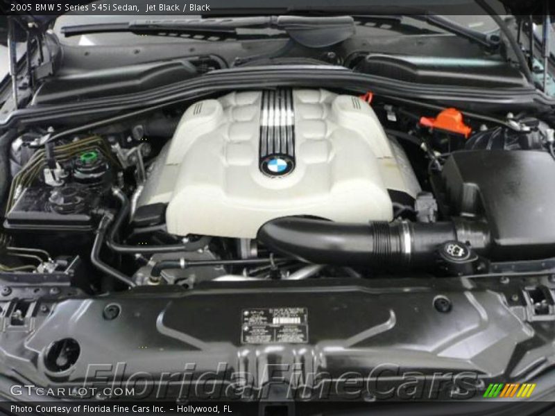 Jet Black / Black 2005 BMW 5 Series 545i Sedan