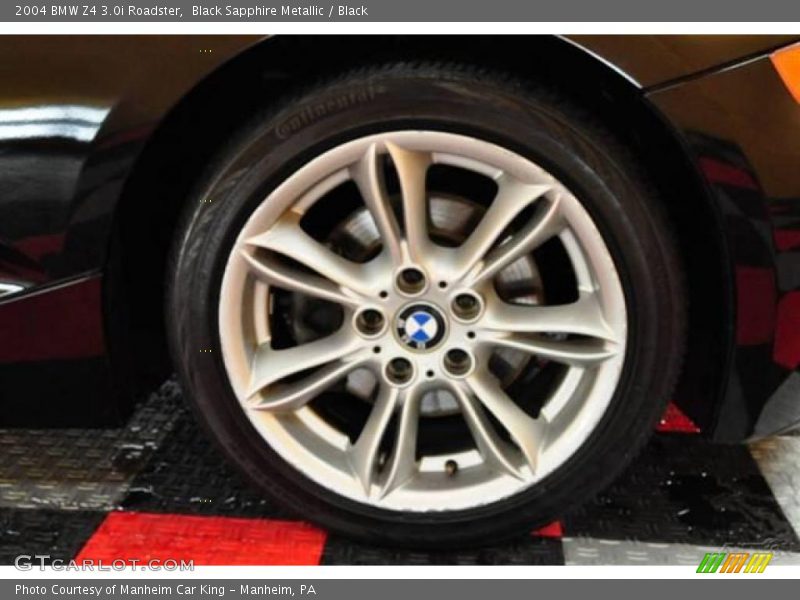 Black Sapphire Metallic / Black 2004 BMW Z4 3.0i Roadster
