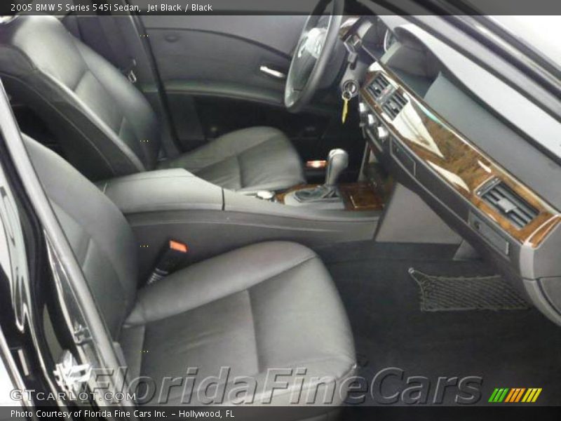 Jet Black / Black 2005 BMW 5 Series 545i Sedan
