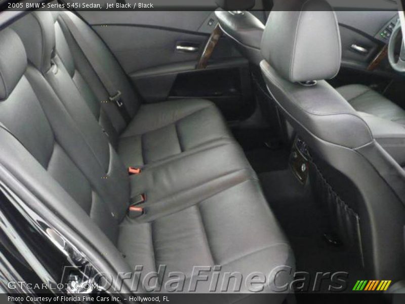 Jet Black / Black 2005 BMW 5 Series 545i Sedan