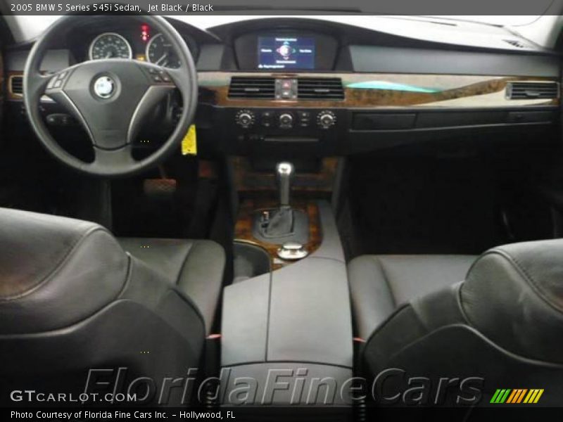 Jet Black / Black 2005 BMW 5 Series 545i Sedan