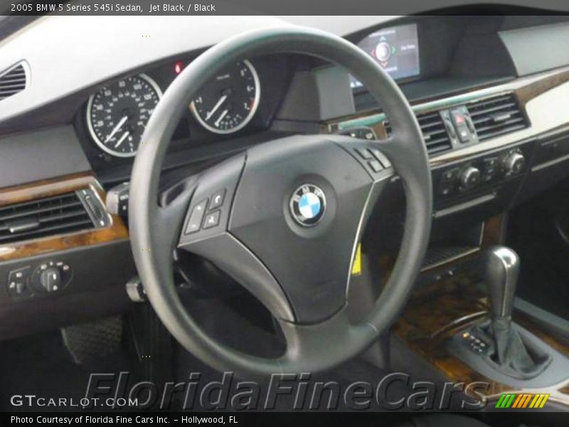 Jet Black / Black 2005 BMW 5 Series 545i Sedan