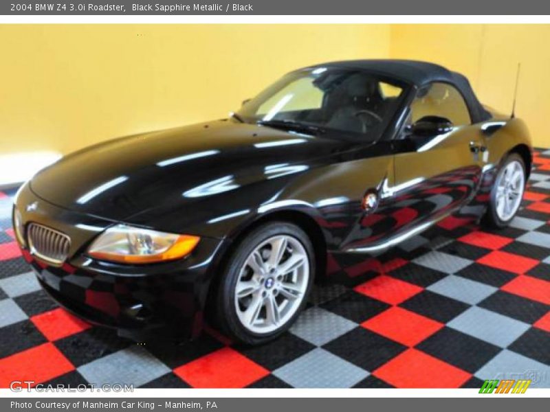 Black Sapphire Metallic / Black 2004 BMW Z4 3.0i Roadster