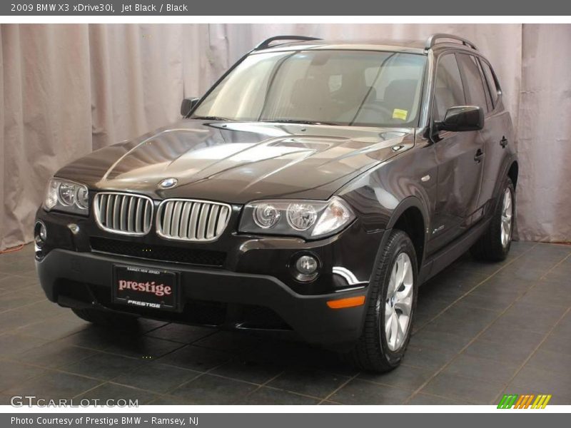 Jet Black / Black 2009 BMW X3 xDrive30i