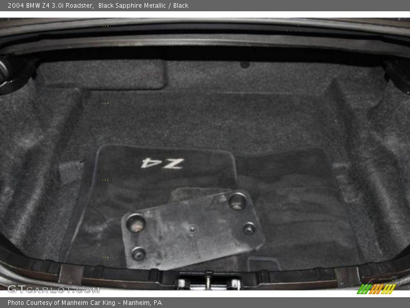 Black Sapphire Metallic / Black 2004 BMW Z4 3.0i Roadster