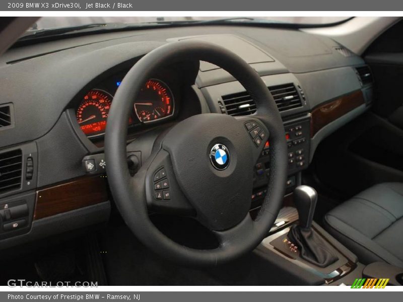 Jet Black / Black 2009 BMW X3 xDrive30i