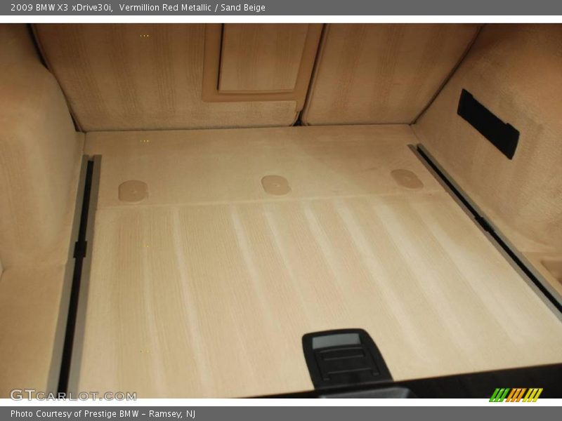 Vermillion Red Metallic / Sand Beige 2009 BMW X3 xDrive30i