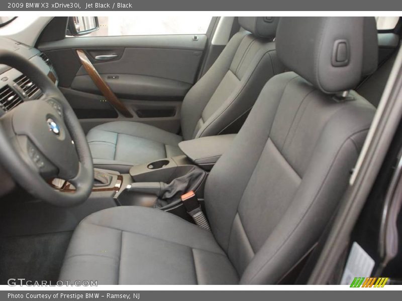 Jet Black / Black 2009 BMW X3 xDrive30i
