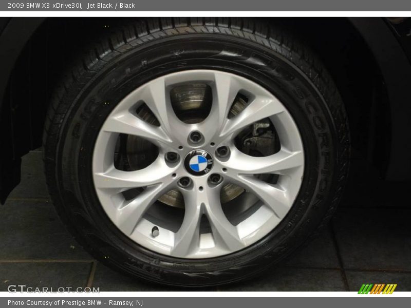 Jet Black / Black 2009 BMW X3 xDrive30i