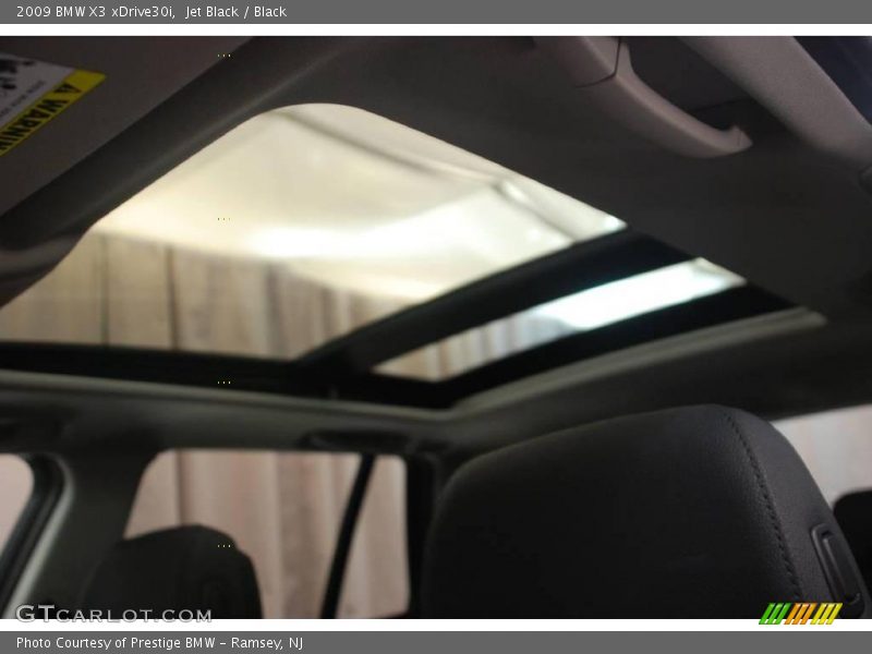 Jet Black / Black 2009 BMW X3 xDrive30i